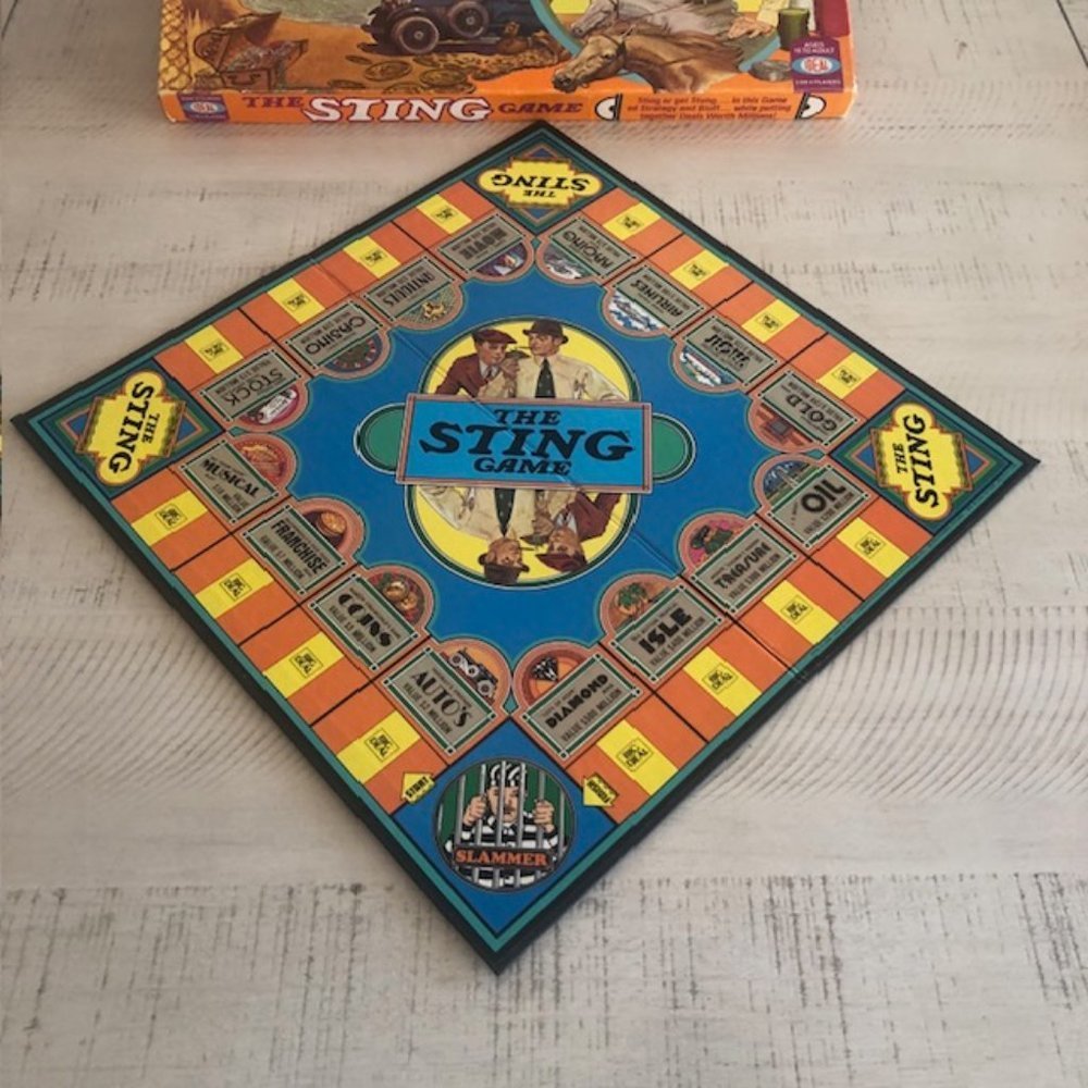Rare, vintage 1976 Ideal The Sting Game (new in open box) - Picture 5 of 11